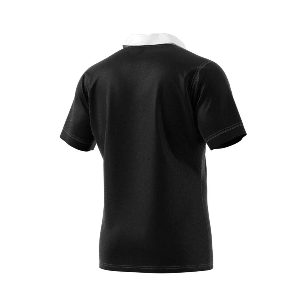 Adidas All Blacks New Zealand Black Rugby Jersey $95 size Men's Large New NWT